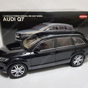 1:18 교쇼 kyosho/ 아우디 Q7 블랙/ 다이캐스트 모형자동차 판매합니다