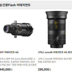 고독스 Godox Flash BFP Kit (스팟라이트) + Lens 48mm