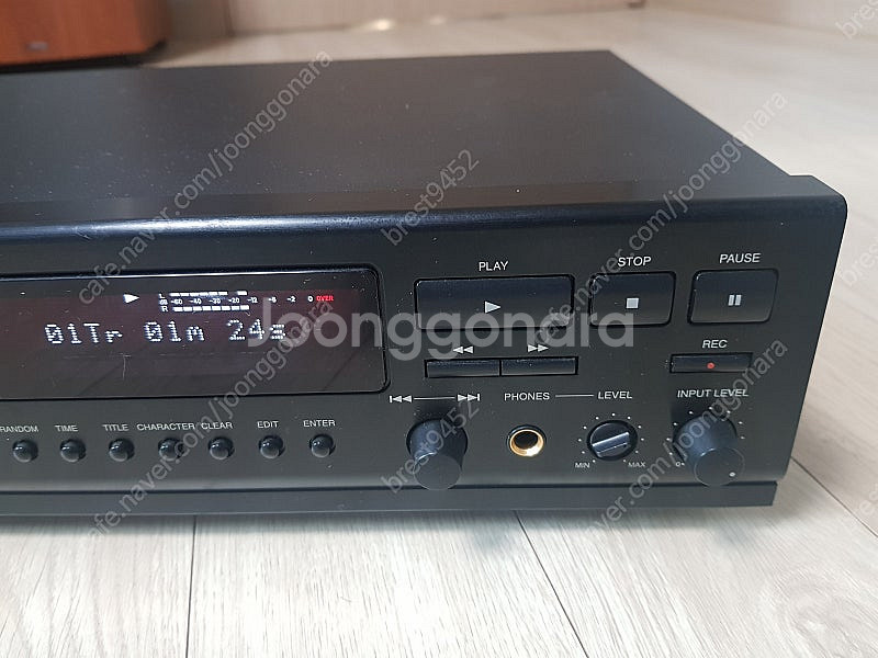 데논 DMD-1300 미니디스크 녹음,재생,데크팝니다.--2