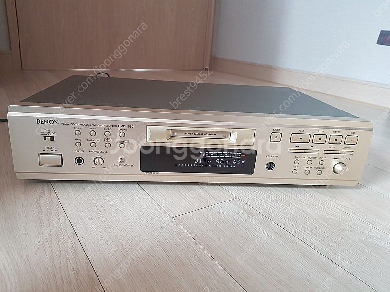 데논 DMD-1550 미니디스크 녹음,재생,데크팝니다.--0