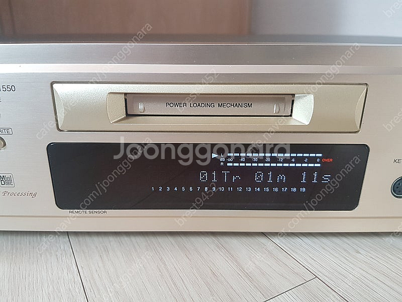 데논 DMD-1550 미니디스크 녹음,재생,데크팝니다.--2