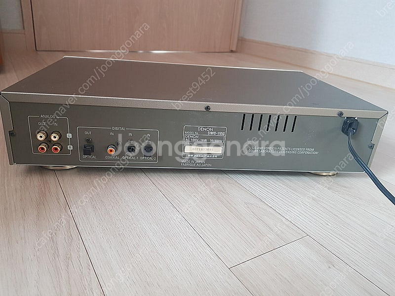 데논 DMD-1550 미니디스크 녹음,재생,데크팝니다.--7