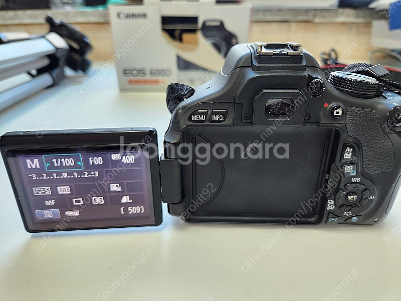 DSLR 카메라 정품 캐논 EOS 600D+렌즈3종+삼...--2