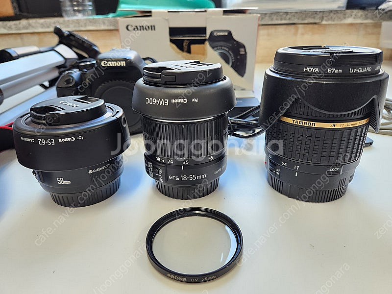 DSLR 카메라 정품 캐논 EOS 600D+렌즈3종+삼...--3