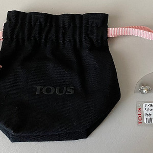 토스(TOUS) 실버 진주꽃 귀걸이
