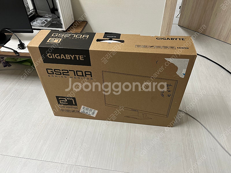 기가바이트 GS27QA QHD 180hz 게이밍모니터--1