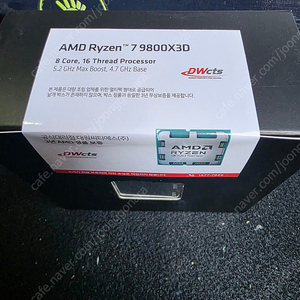 AMD 라이젠7-5세대 9800X3D (라파엘) (멀티팩(정품)) 미개봉 팝니다.