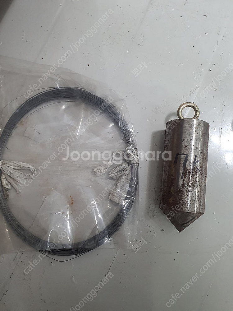 공업용 추 7kg 새상품. 사게부리. 수직추--1