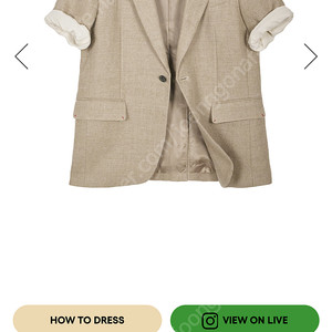 넘버프로젝트 넘프 린넨자켓