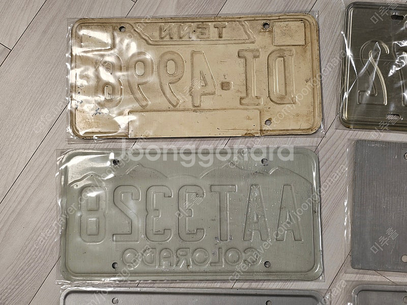 귀한 외국 차량 번호판 (실제 사용필) 8장일괄 (해외...--6