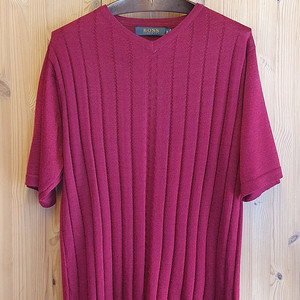 77.BOSS 브이넥 반팔니트