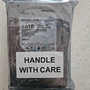 WD RED PRO 10TB 하드디스크 새제품 팝니다.