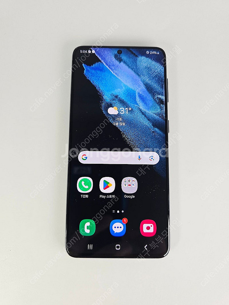 갤럭시 S21 256GB 블랙 A급 무잔상 공기계 중고...--0