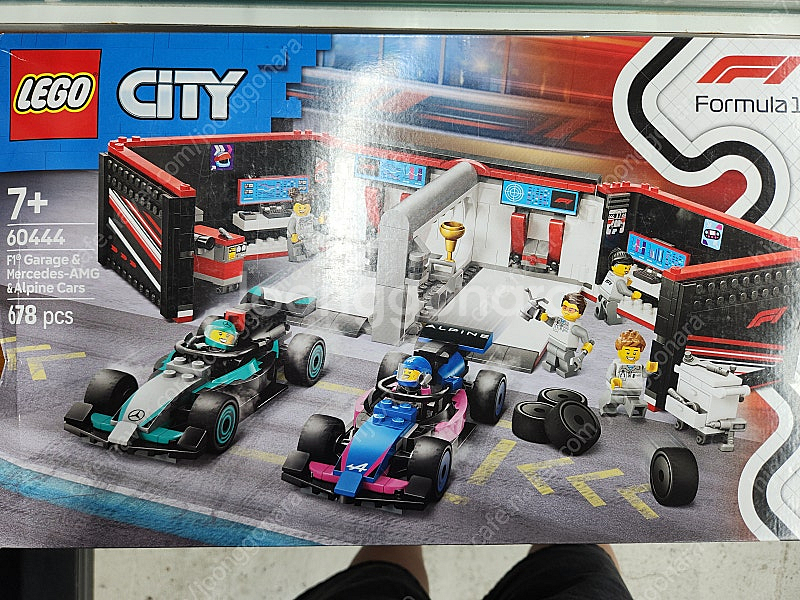 레고시티 F1정비소와 메르세데스 Mercedes-AMG & Alpine 레이스카 60444--0