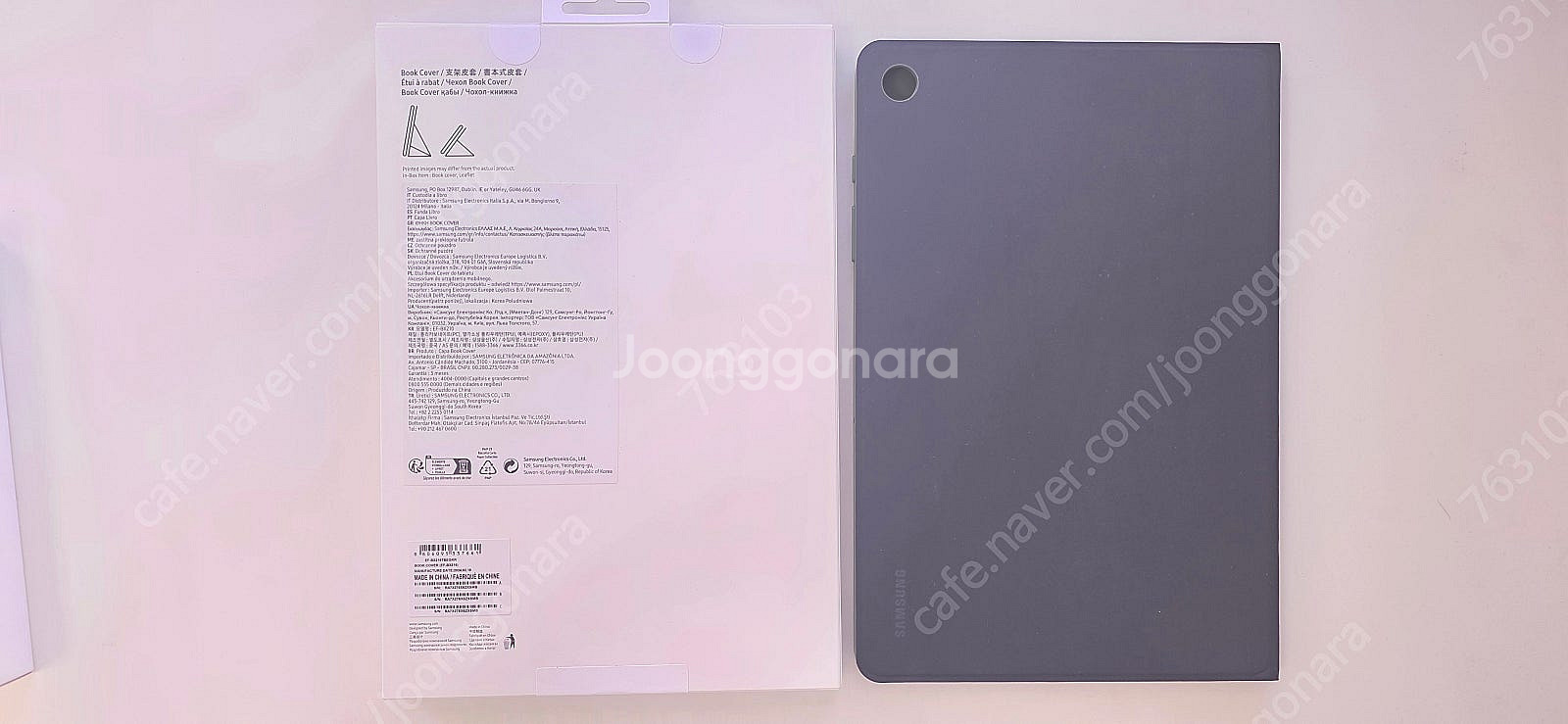 삼성 갤럭시탭 A9+ 5G 64GB, 정품 북커버 청주...--7