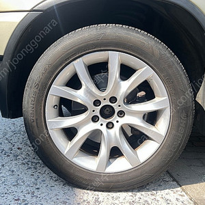 판매] BMW X5 E53 순정 19인치 휠 + 타이어 세트 (스타 스포크 63번)