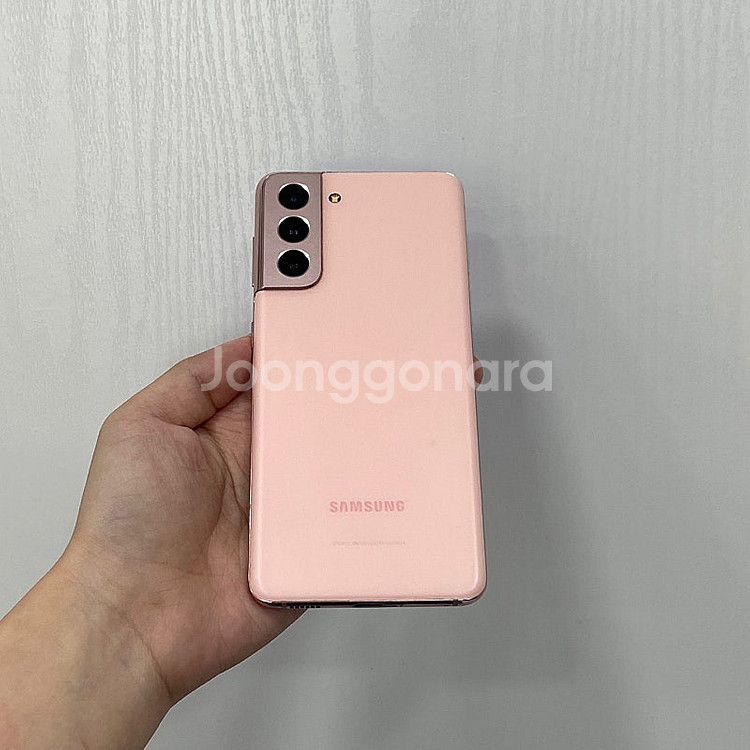 86487 갤럭시S21 핑크 256GB 부산 중고폰 팝...--3