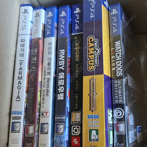 ps5 ps4 게임 팝니다(파마기아/던전스4/마리의 아틀리에/rwby/타이니티나의 원더랜드/투포인트 캠퍼스/와치독 리전)