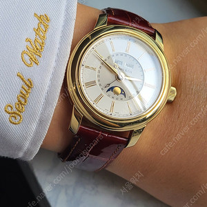 [정품] 티파니 앤코 마크 트리플 캘린더 컴플리트 캘린더 18K 금통 (Tiffany Co Triple Completed Calendar 18K)