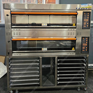 업소용 빵오븐기 부성3매2단 데크오븐+건조대 포함