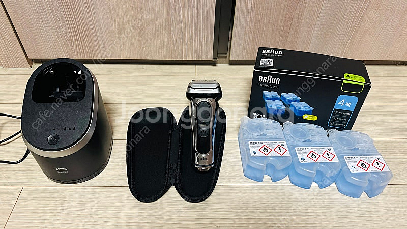 Braun 9pro+ 크롬 면도기--4