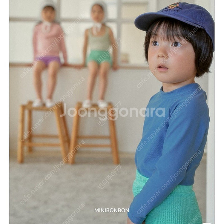 미니봉봉 룩앳미수영복 미세불량 블루XL--0