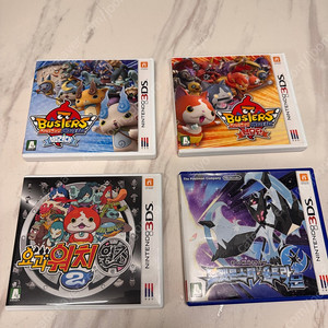 닌텐도 3ds 포켓몬스터 울트라문,요괴워치2원조,요괴워치 버스터즈 백견대,요괴워치 버스터즈 적묘단 팝니다