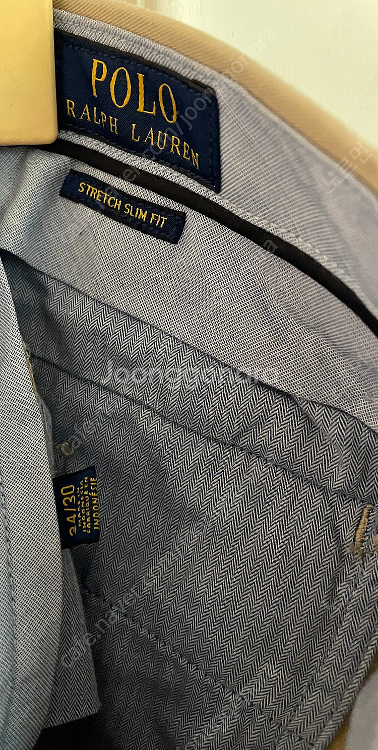 폴로 랄프로렌 스트레치 슬림핏 치노 (34사이즈) 면바...--2