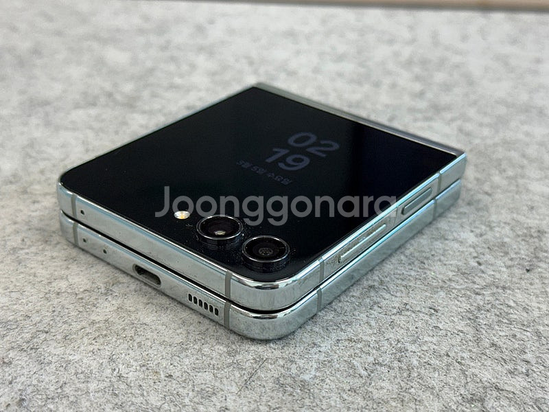 갤럭시Z플립5 민트 256G 무잔상 정상해지 24년2월...--8