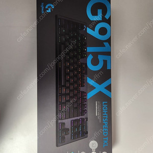미사용 로지텍 G915 X lightspeed tkl클릭키 블랙 키보드 판매합니다