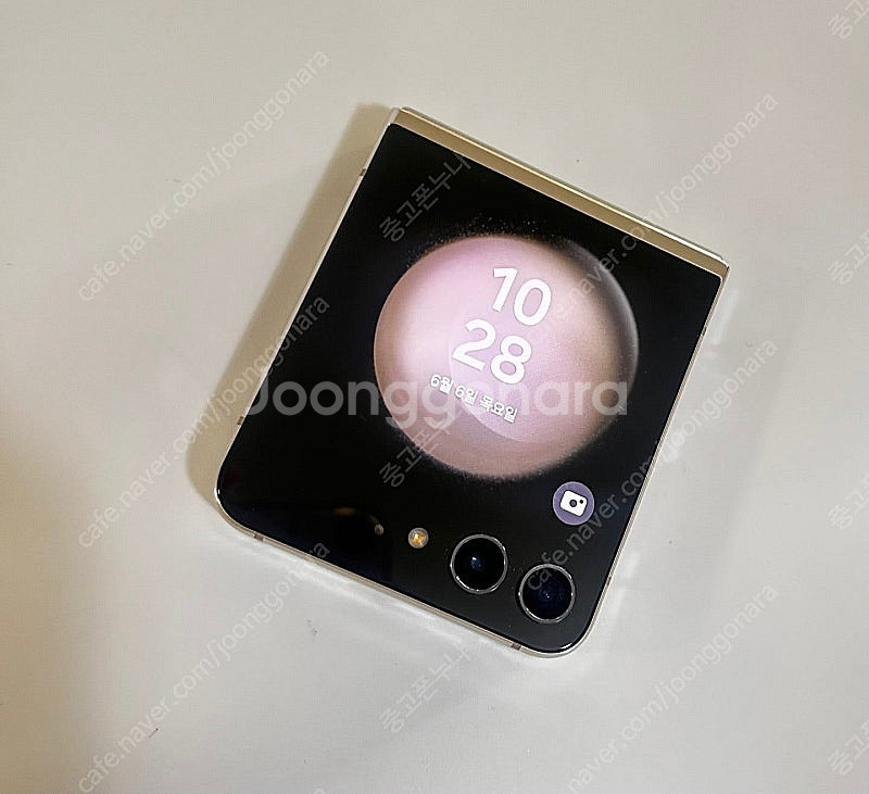 갤럭시 제트플립5 512GB 크림 무잔상 중고폰공기계 ...--1