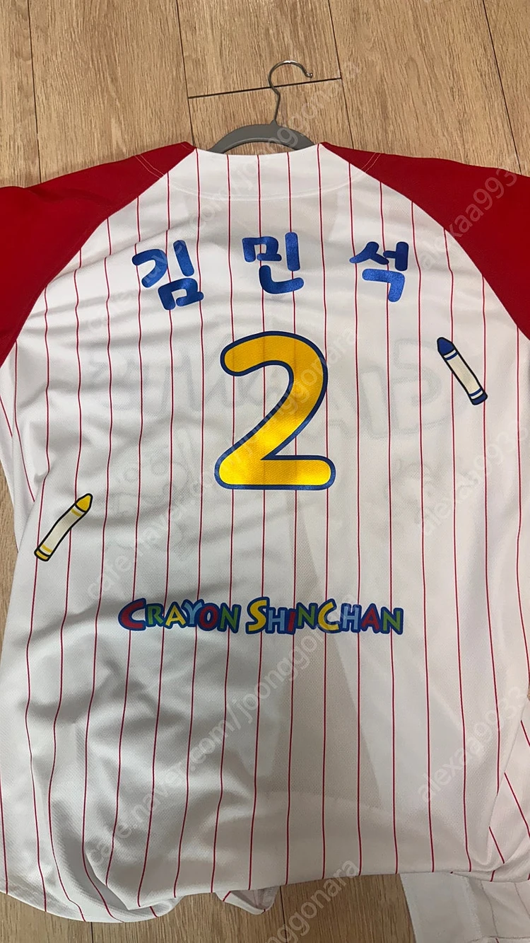롯데 짱구 유니폼 이미지