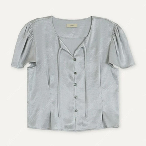 그레이룸 포이즈 블라우스 그레이 S 새상품 택포 7.5