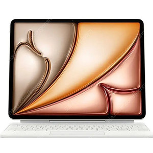 Apple 애플 매직 키보드 M3 iPad Air 13 모델용 화이트 MDFW4KH/A(택포)