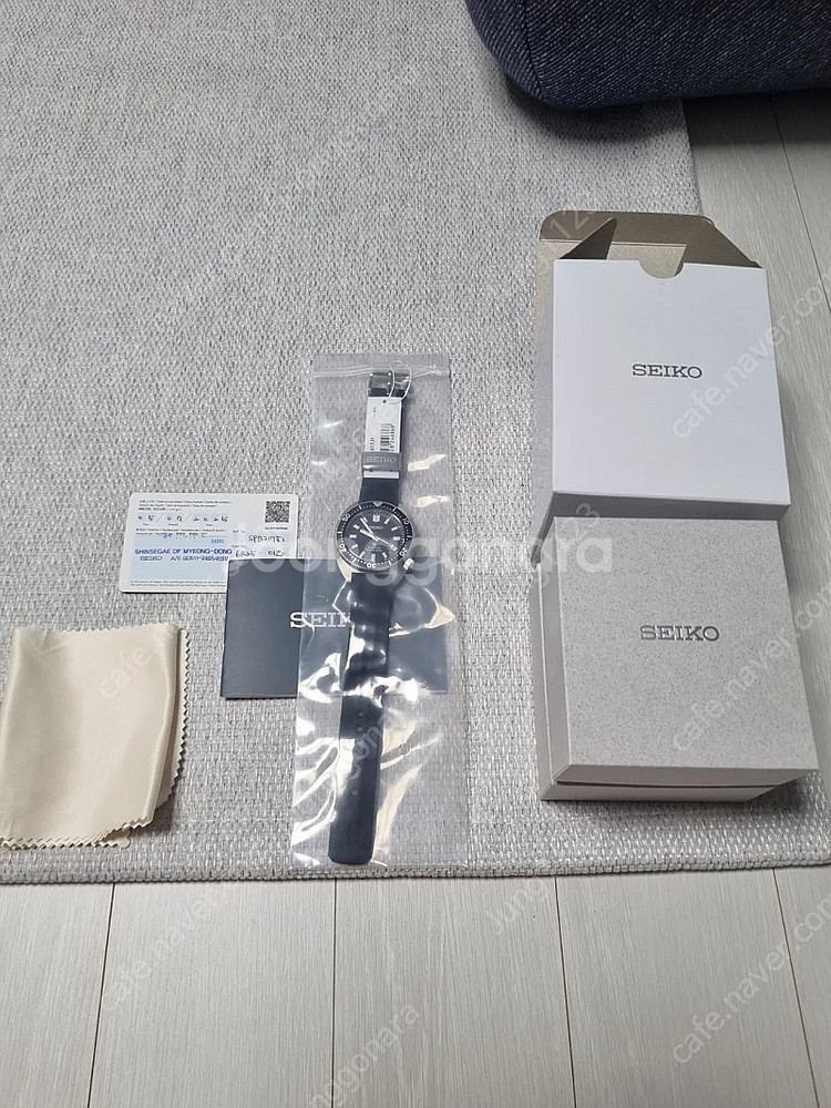 세이코 슬림터틀 검판 SPB317J1 SPB317 새상...--0
