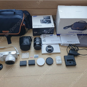 삼성 NX500+12-24광각렌즈 미러리스 카메라(직거래)