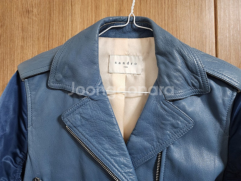 (1)여성 산드로 양가죽 자켓--1