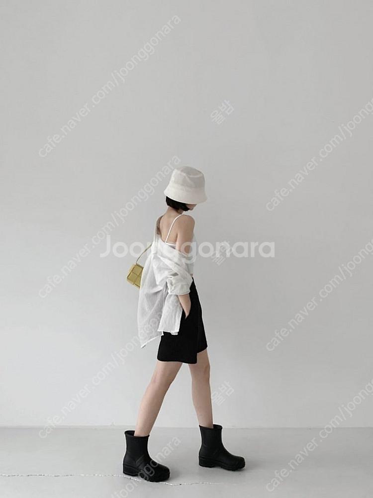 츄츄스 숏 레인부츠 장화 블랙 225-230 / 쇼퍼랜...--6