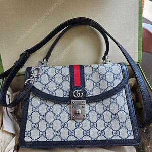 구찌 오피디아 웹 스몰 탑 핸드백