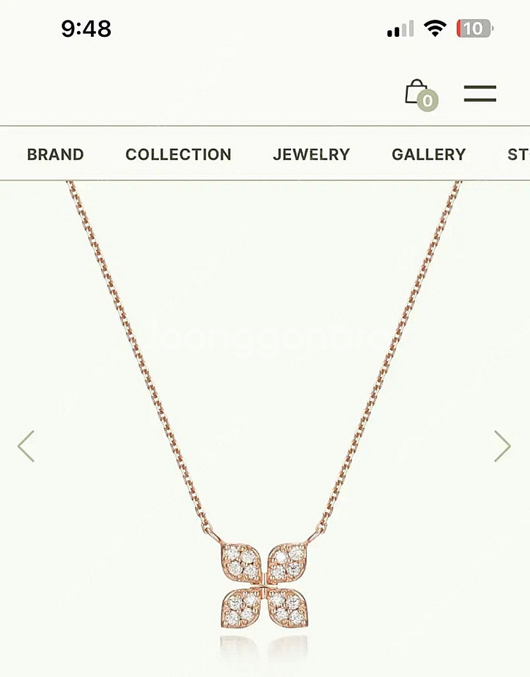 가네시 시그니처클래식 #3 목걸이 18k 로즈골드--2