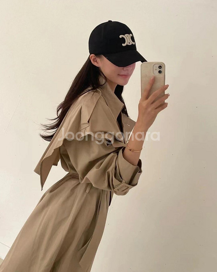 셀린느 트리오페 레터링 볼캡 캡모자 야구모자 트리옹프--0