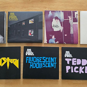 CD 음반 Arctic Monkeys 악틱 몽키스 앨범, 싱글 7장