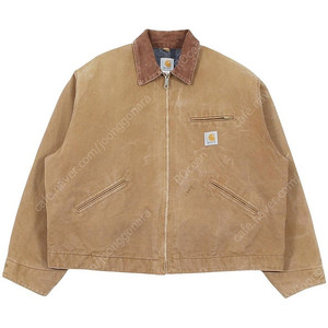 [52] 2002 USA Carhartt J01 BRN Detroit Jacket Blanket Lined 칼하트 디트로이트 자켓 블랭킷 안감 00s 빈티지 미국제