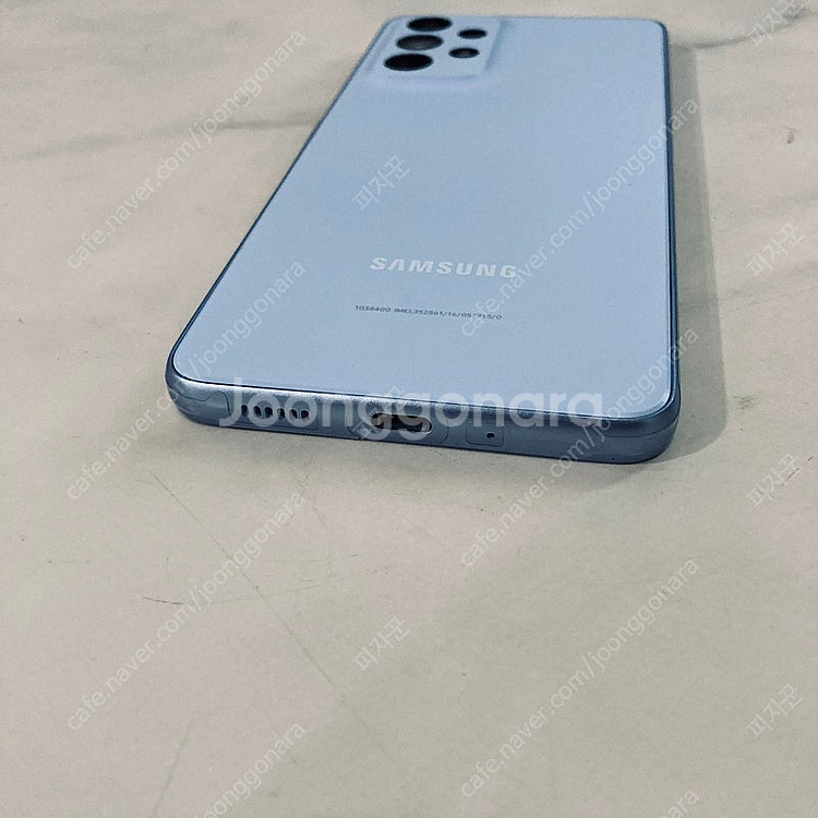 갤럭시 A33 블루 128기가 외관S급 매우깨끗한기기 9만5천원 판매합니다!--2