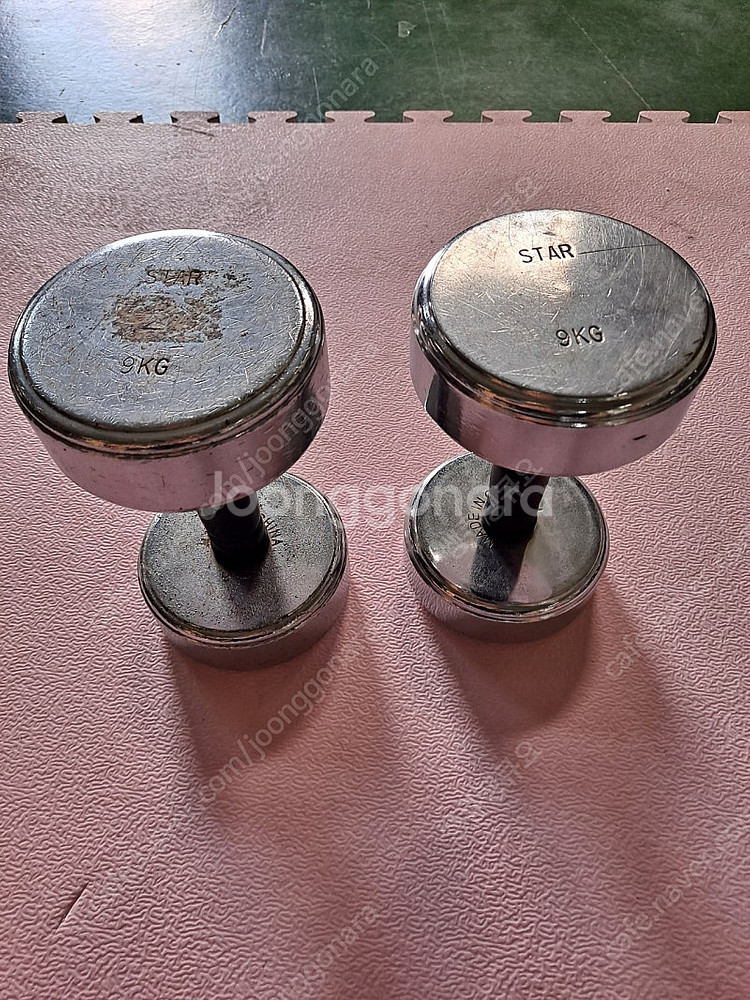 [대구] 도금 아령 9kg x 2개 팝니다--1