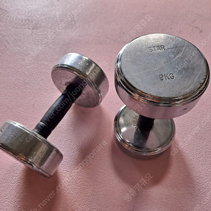 [대구] 도금 아령 9kg x 2개 팝니다