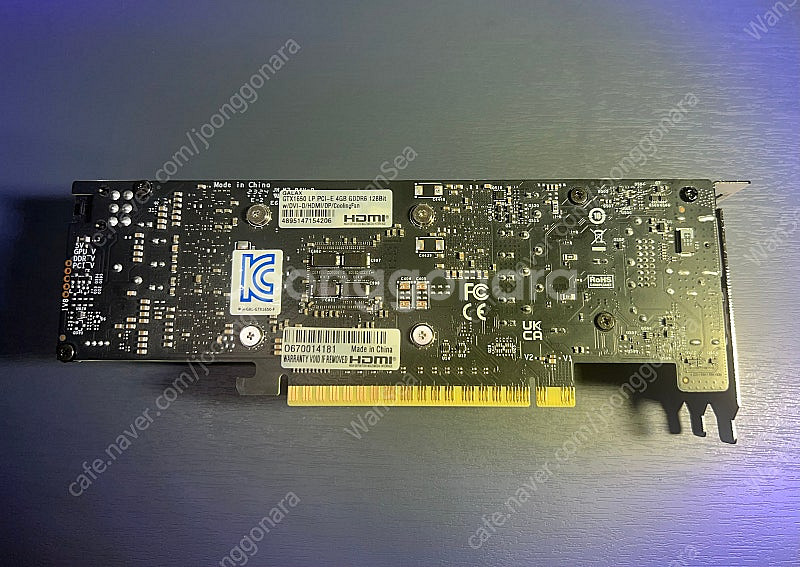 GTX 1650 lp 4GB GDDR 6 판매합니다.--1