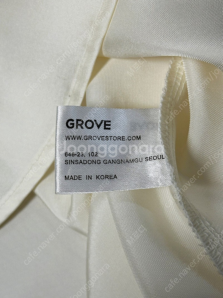 GROVE 그로브 스토어 반팔 셔츠--3