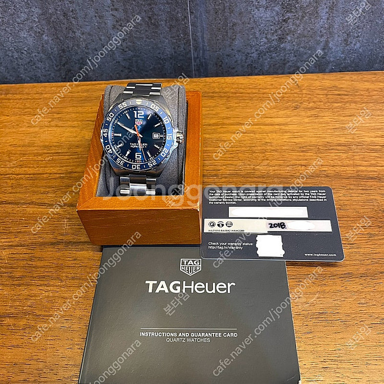 태그호이어 포뮬러 1 청판 데이트 43mm 쿼츠 WAZ...--8