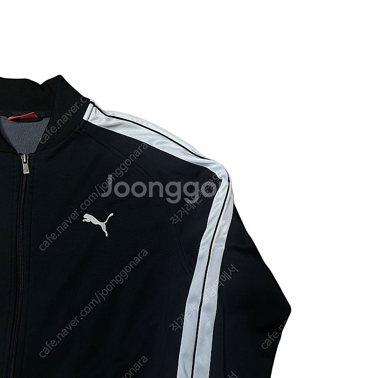 푸마 화이트 사이드라인 블랙트랙탑져지 XL--1